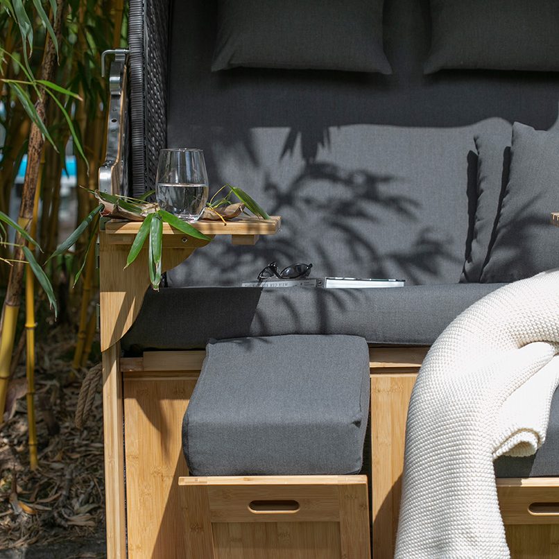 890016 17002 Bambus Urban Green PE dark grey Des anthr Kuscheldecke 19