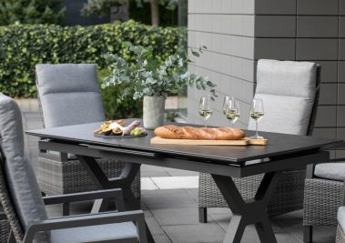 40717 V1 40809 Montana Dining Relaxsessel 8mm dark grey Hammond Ausziehtisch 160 210x90cm dark grey  17  1