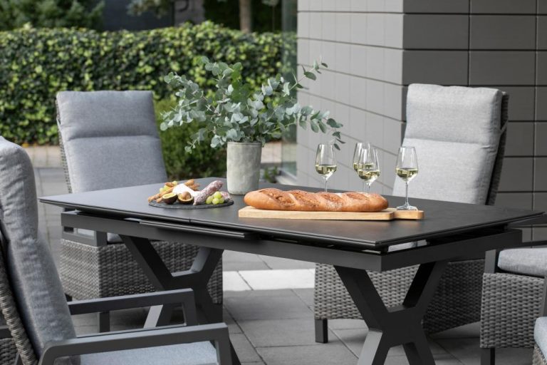 40717 V1 40809 Montana Dining Relaxsessel 8mm dark grey Hammond Ausziehtisch 160 210x90cm dark grey  17 