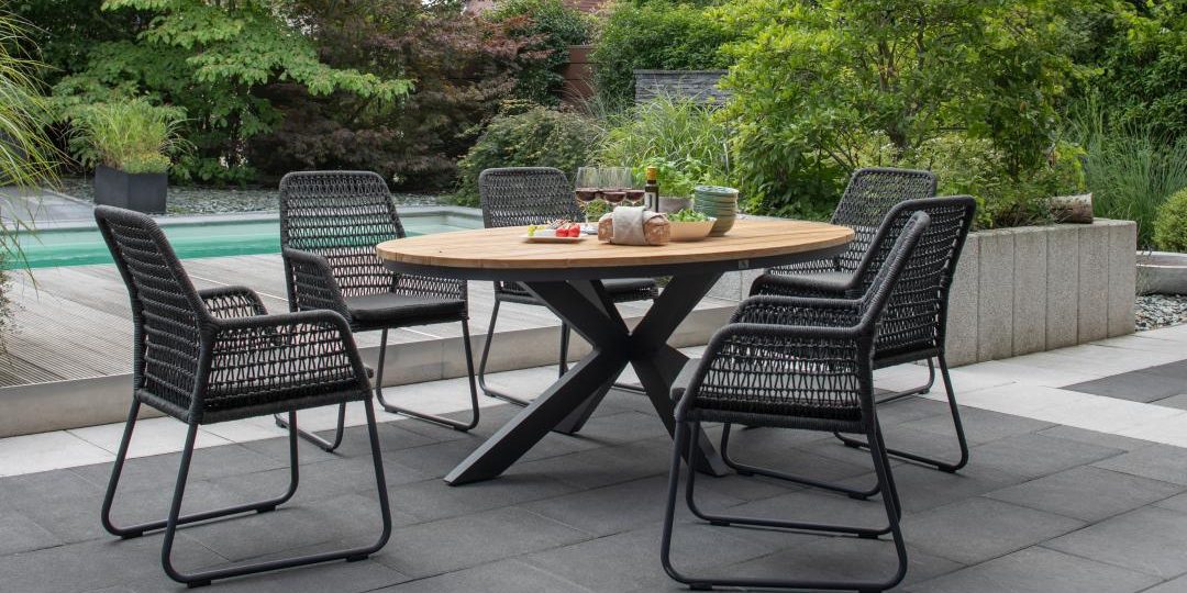 69290C 81036 Bellona Tisch 190×115 Adora Diningsessel rope black dark grey 4 69290C 81036 Bellona Tisch 190x115 Adora Diningsessel rope black dark grey 4