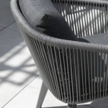 40803 Brescia Diningsessel Rope 7 mm rund dark grey  2 