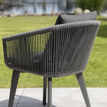 40803 Brescia Diningsessel Rope 7 mm rund dark grey  3 