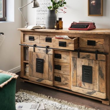 BL61001 Florenz Sideboard Mango Vintage schwarz Milieu 1 2