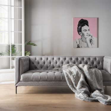 BL62031 Troia Design 3er Sofa light grey