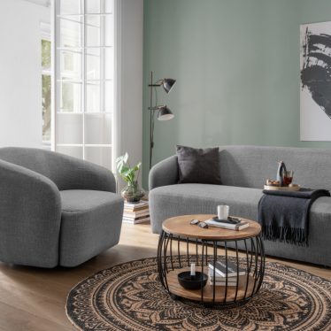 BL63062 S BL62029 BL62028 BL61010 Loconia Design Lounge Sofa 2 5 Chair grey Couchtisch Tarent rund